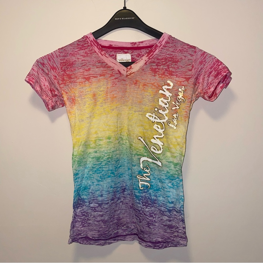 Venetian Las Vega Raindow Y2K T-Shirt